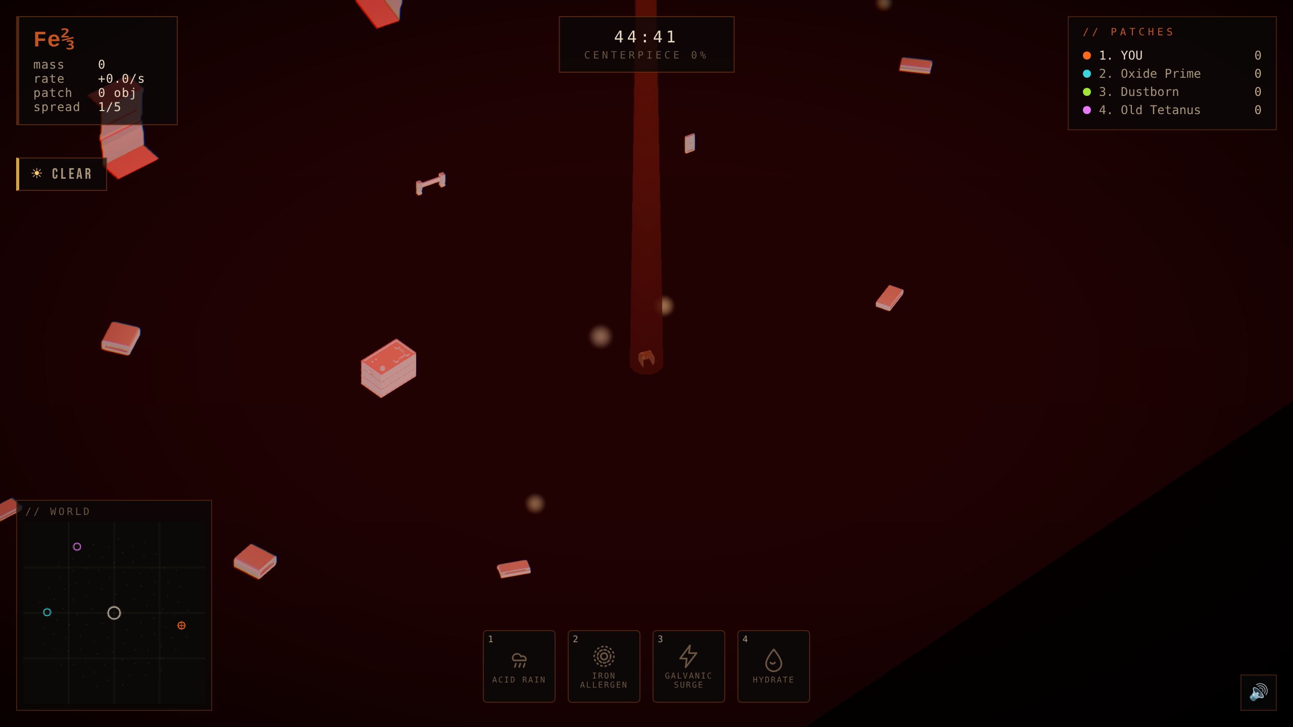 tier 5: planet. one slow scroll across an iron core.